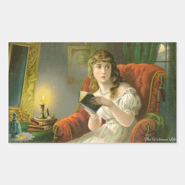 Sticker Rectangulaire Victorian Ghost Story (Devant)