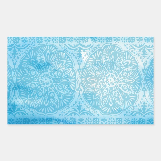 Sticker Rectangulaire Vie d'ananas III (Devant)