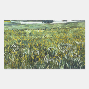 Sticker Rectangulaire Vincent van Gogh - Maison à Auvers