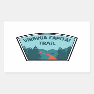 Sticker Rectangulaire Virginia Capital Trail