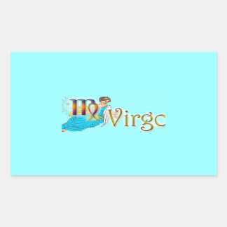 STICKER RECTANGULAIRE VIRGO