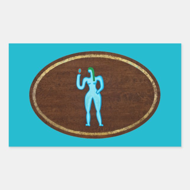 Sticker Rectangulaire Virgo 2008 (Devant)