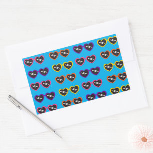Sticker Rectangulaire Vision De L'Amour