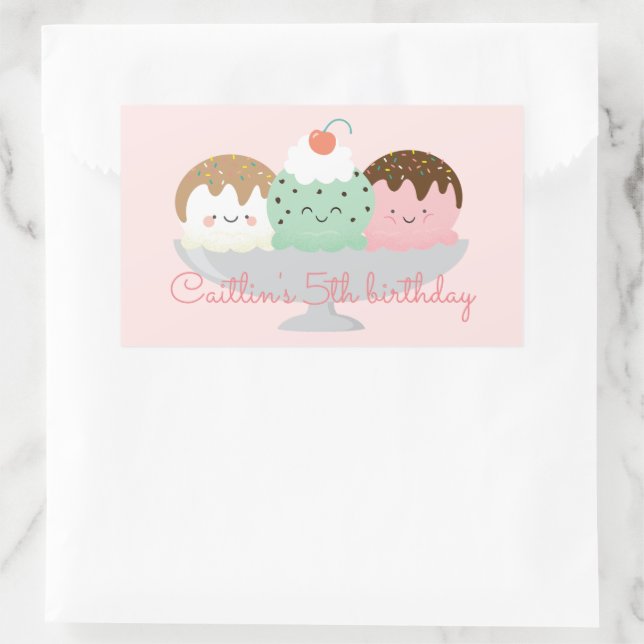 Sticker Rectangulaire Voici le scoop (Sac)