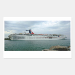 Sticker Rectangulaire Voile depuis Port Canaveral