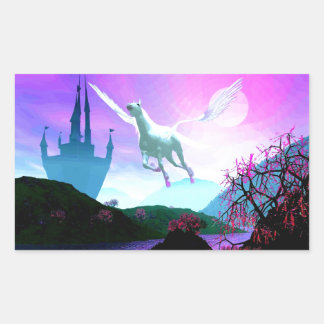 Sticker Rectangulaire Vol du Pegasus