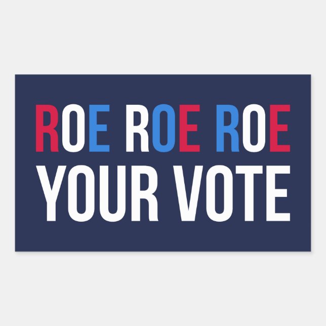 Sticker Rectangulaire Votez votre crédit II (Devant)