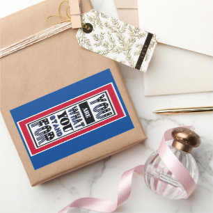 Sticker Rectangulaire Vous Êtes Ce Pour Quoi Vous Êtes