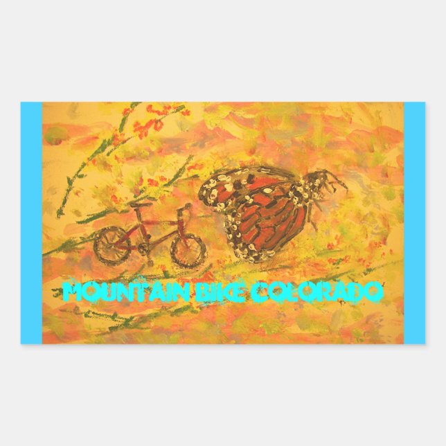 Sticker Rectangulaire VTT Colorado (Devant)