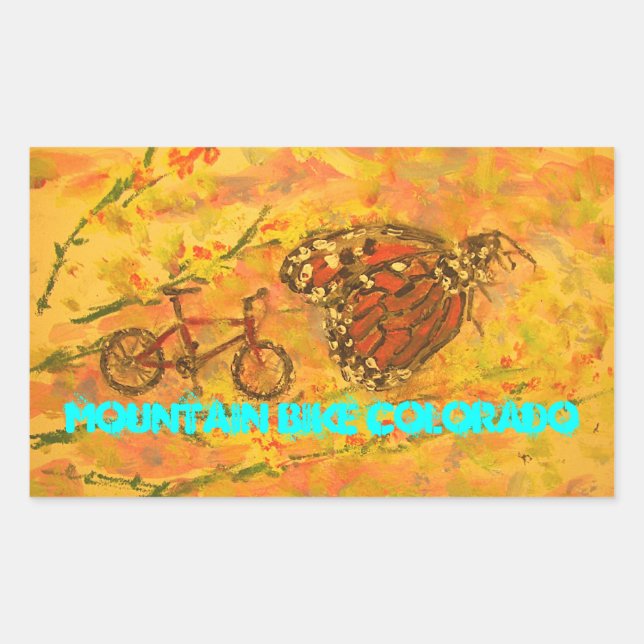 Sticker Rectangulaire VTT Colorado (Devant)