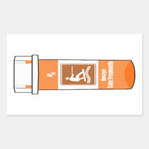 Sticker Rectangulaire Wakeboard est ma drogue
