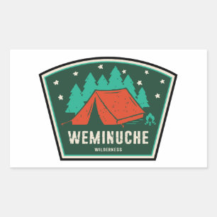 Sticker Rectangulaire Weminuche Wilderness Colorado Camping