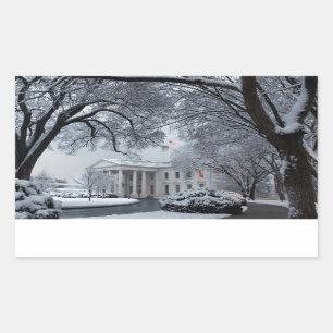 Sticker Rectangulaire White House