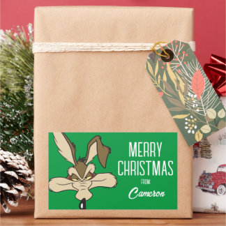Sticker Rectangulaire WILE E. COYOTE™ Blessé à la tête | Joyeuses fêtes