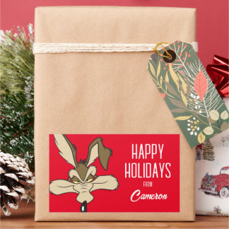 Sticker Rectangulaire WILE E. COYOTE™ Blessé à la tête | Joyeuses fêtes