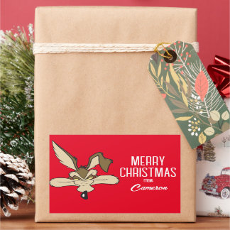 Sticker Rectangulaire WILE E. COYOTE™ Blessé à la tête | Joyeuses fêtes