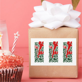 Sticker Rectangulaire Will Bradley Heraldic Lion