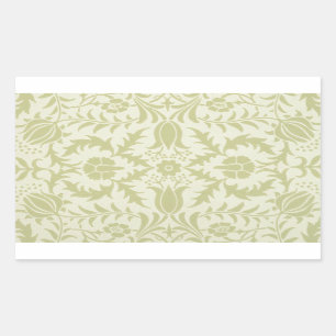 Sticker Rectangulaire William Morris Borge Mariage Soft Green