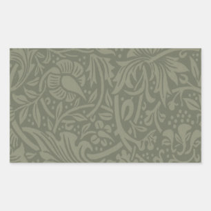 Sticker Rectangulaire William Morris Daffodil Papier peint floral