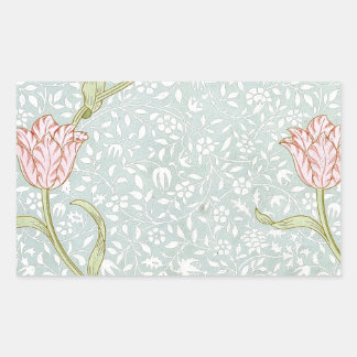 Sticker Rectangulaire William Morris GardenTulip