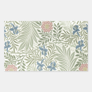 Sticker Rectangulaire William Morris Larkspur Fond d'écran floral