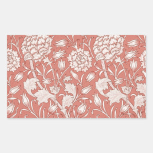Sticker Rectangulaire William Morris Wild Tulip Classique Conception Vic
