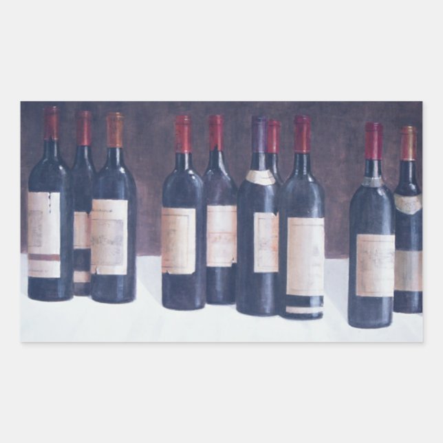 Sticker Rectangulaire Winescape Red 2003 2 (Devant)