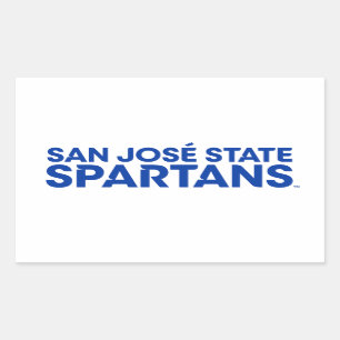 Sticker Rectangulaire Wordmark de San Jose State Spartans