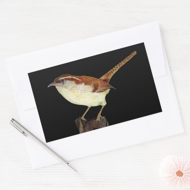 Sticker Rectangulaire Wren (Enveloppe)