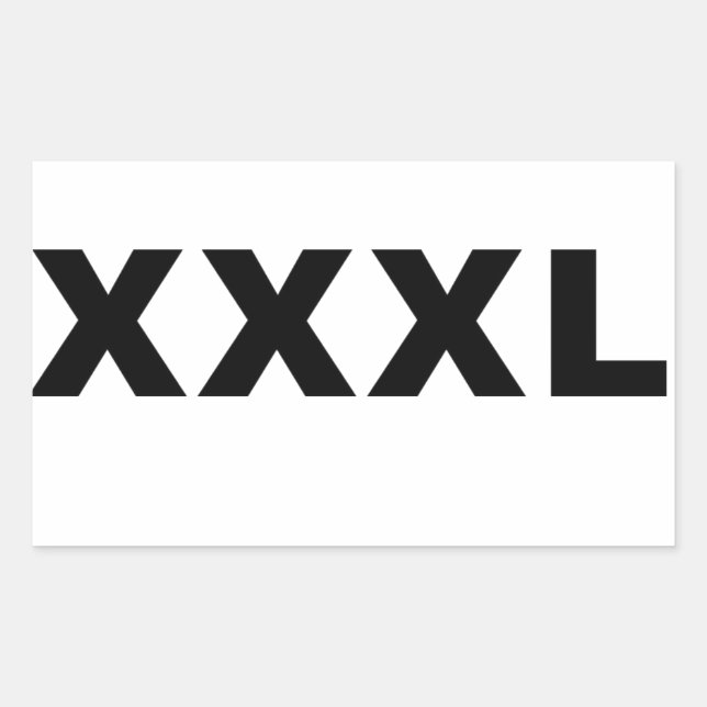 STICKER RECTANGULAIRE XXXL (Devant)