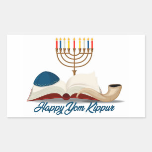 Sticker Rectangulaire Yom Kippour