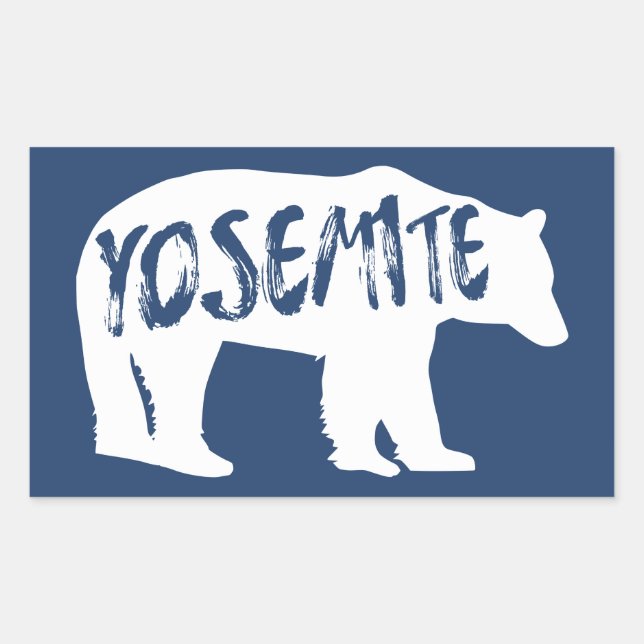 Sticker Rectangulaire Yosemite (Devant)
