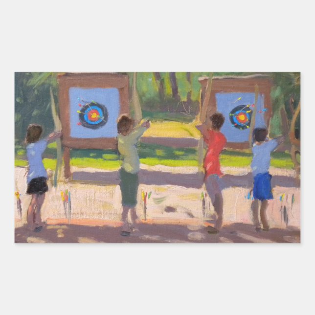 Sticker Rectangulaire Young Archers 2012 (Devant)