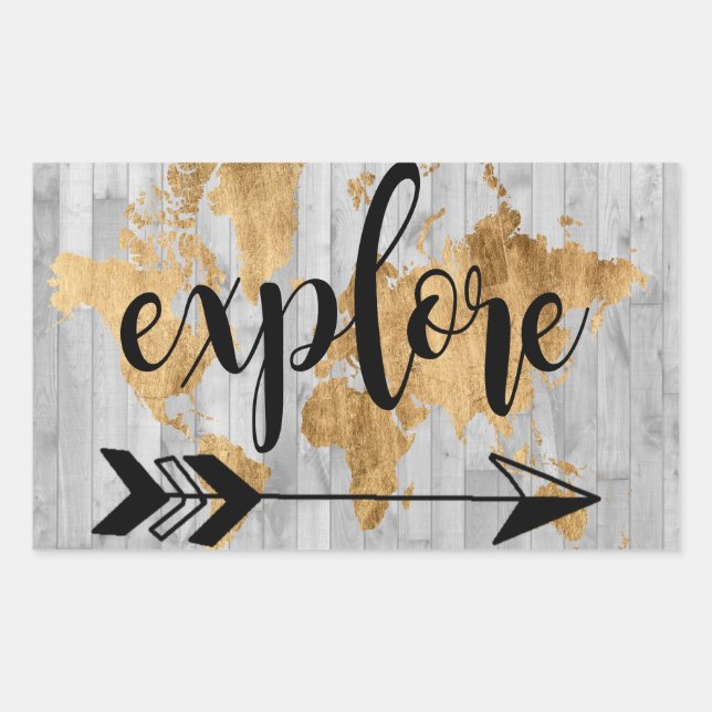 Sticker Rectangulaire Young Explorer V (Devant)