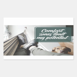 Sticker Rectangulaire Zones de confort