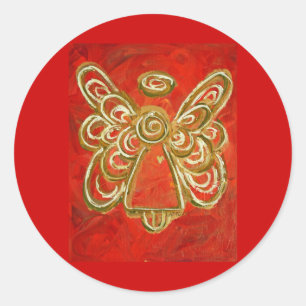 Sticker Red Angel