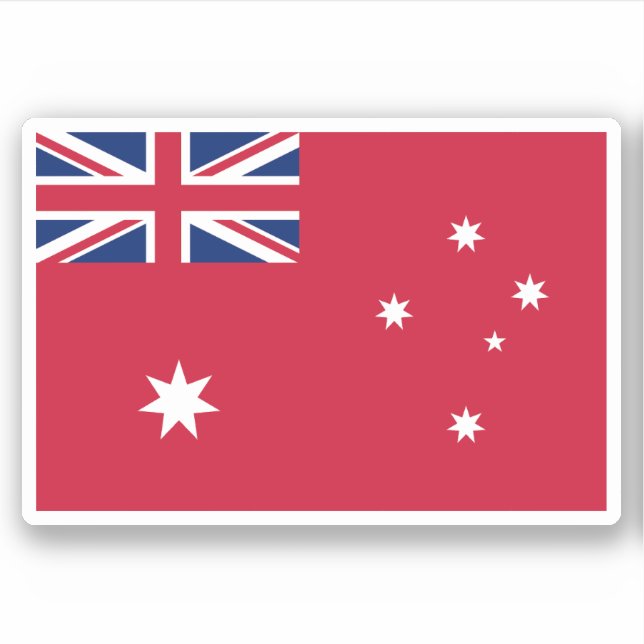 Sticker Red Ensign australien (Devant)