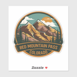 Sticker Red Mountain Pass - Colorado