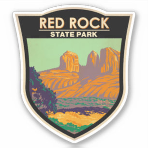 Sticker Red Rock State Park Arizona Vintage