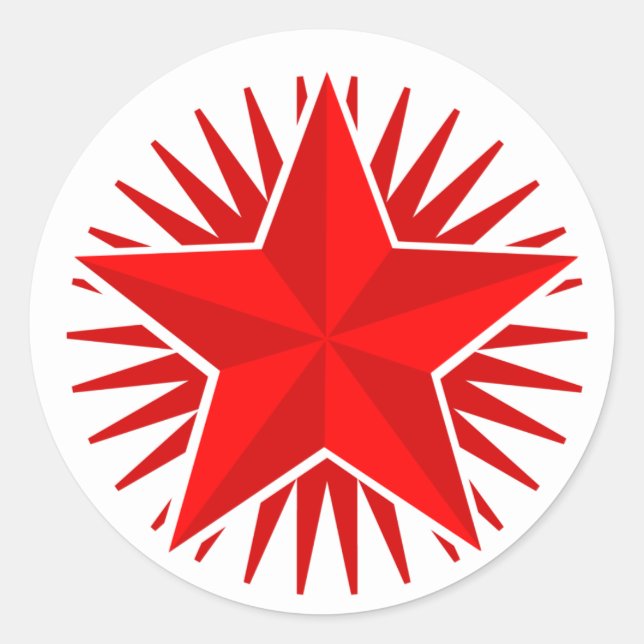 Sticker Red Star (Devant)