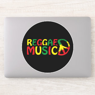 Sticker Reggae Musique design, reggae art