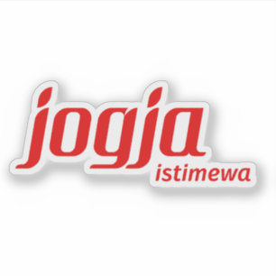 Sticker Région spéciale du logo de Yogyakarta, Indonésie