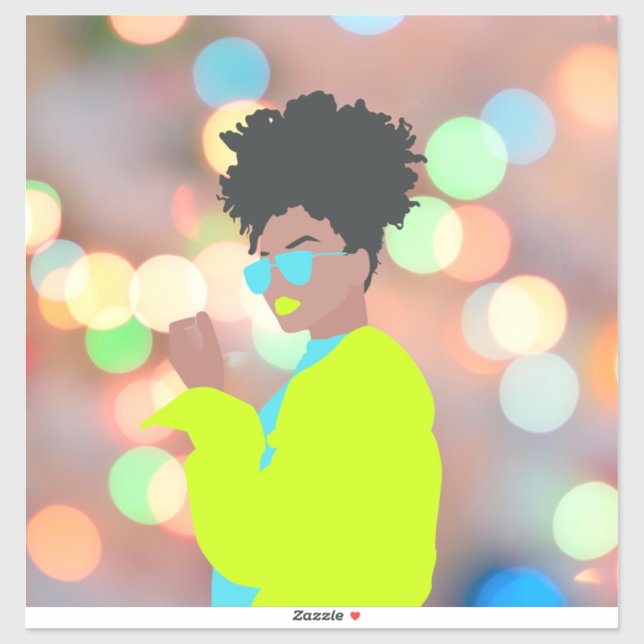 Sticker Reine dansante. (Feuille)