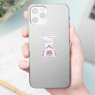 Sticker Reine du Glamping Confort Rencontre Design Sauvage