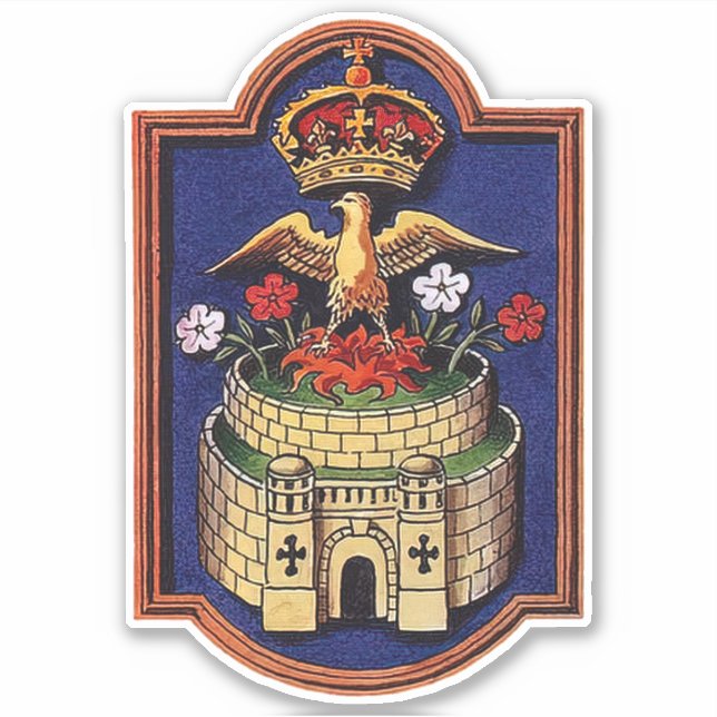 Sticker Reine Jane Seymour Insigne royal Phoenix (Devant)