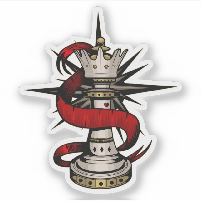 Sticker Reine royale (Devant)
