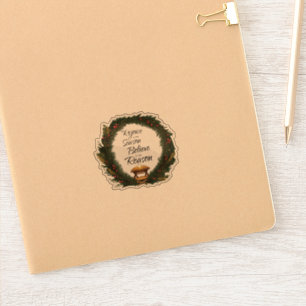 Sticker Réjouissez-vous et croyez en la nativité