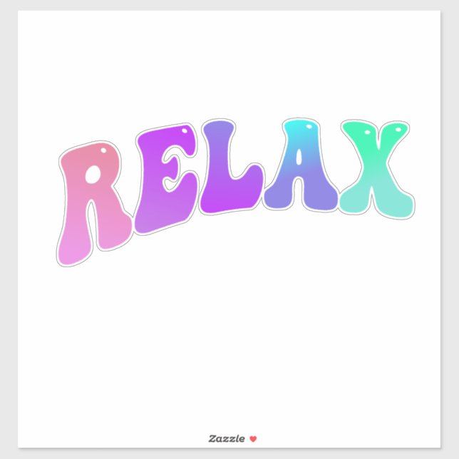 Sticker Relax (Feuille)