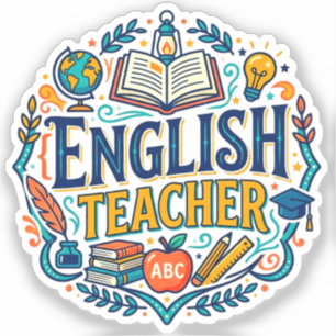 Sticker Remerciement aux professeurs d'anglais