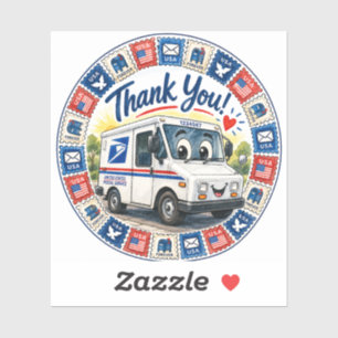 Sticker Remerciement aux travailleurs postaux